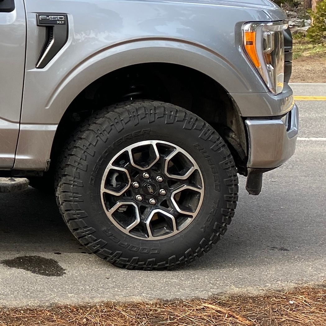 Spacers on stock sport 2021 18” wheels Ford F150 Forum Community of
