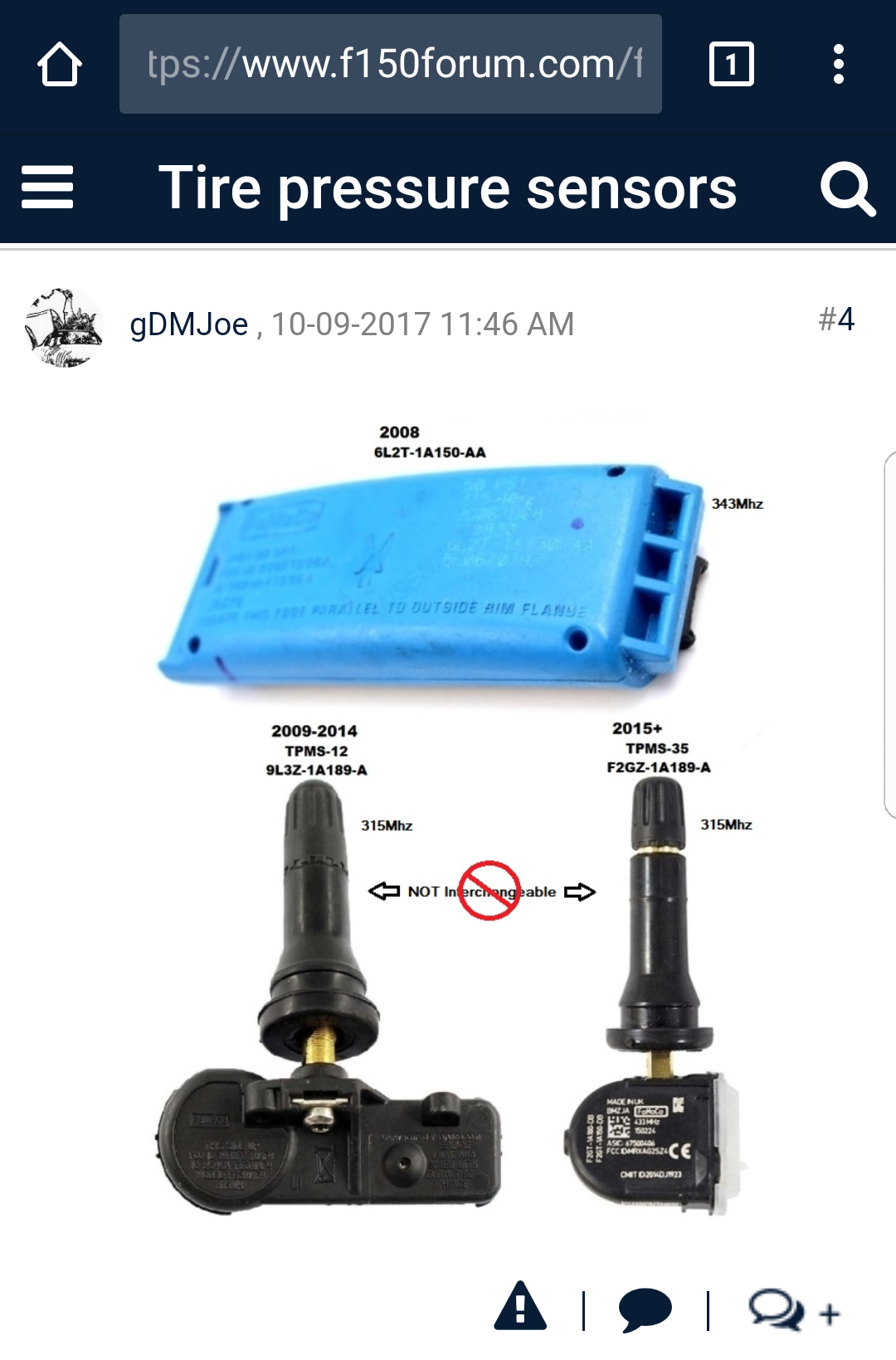 Ford F 150 Tire Pressure Sensor Fault