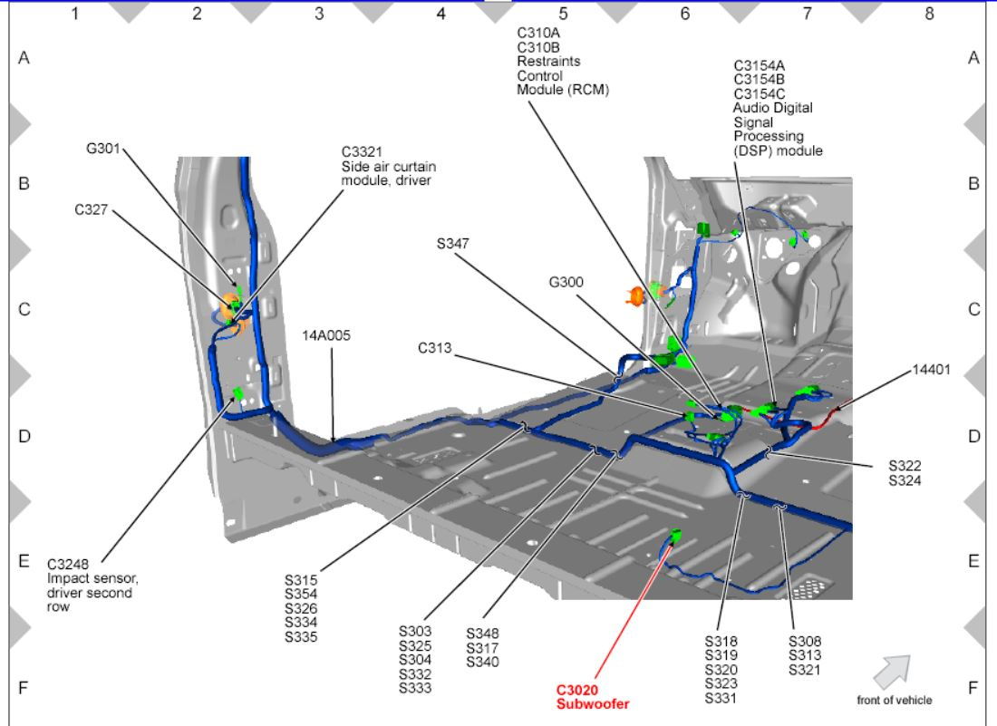 2013 Ford F150 Factory Amp Location