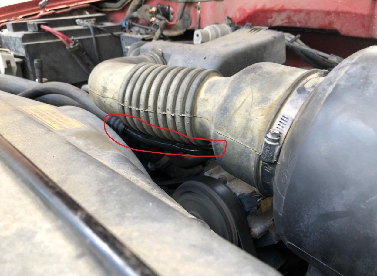 AC return line excessive sweating Ford F150 Forum Community of Ford Truck Fans