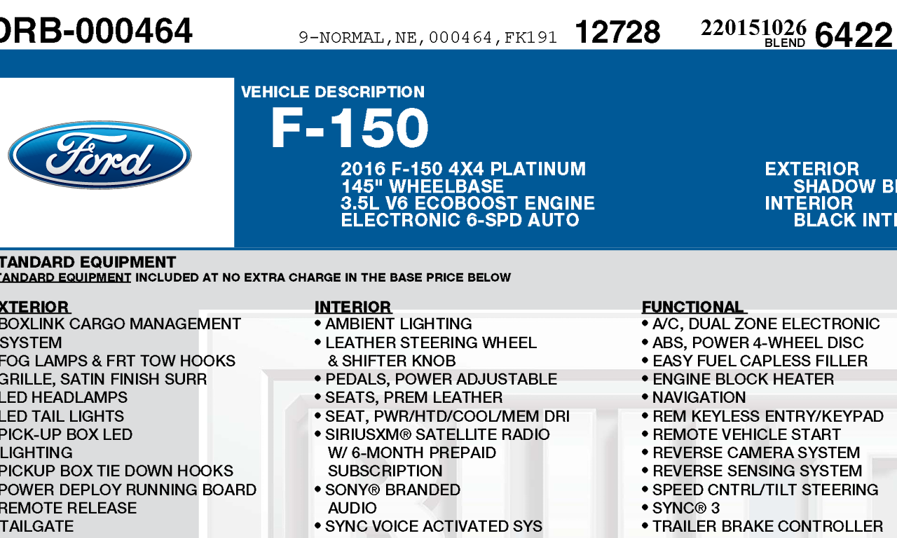 Ford truck order tracking #7