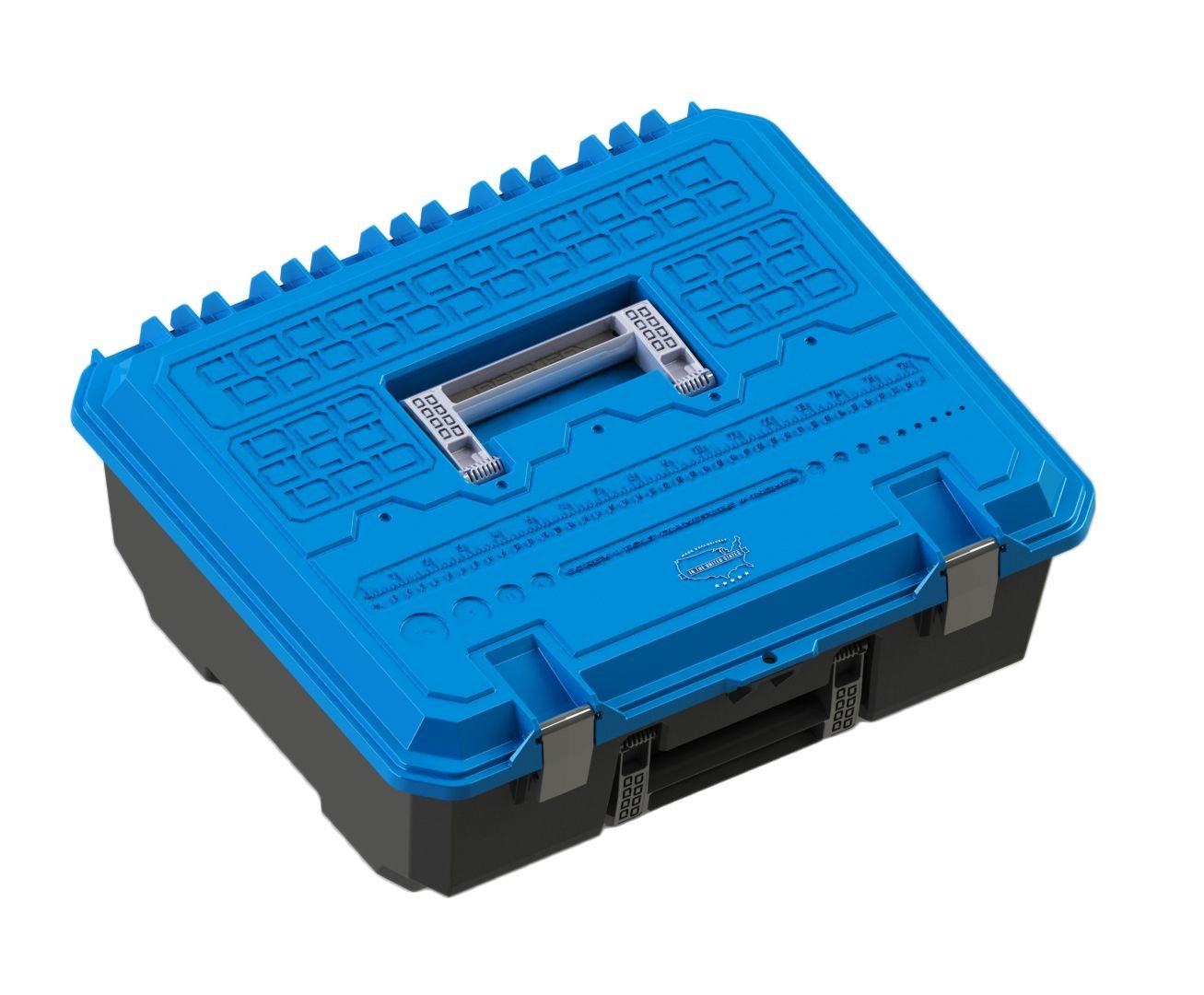 Decked Crossbox Drawer Tool Box (Small) Blue Lid