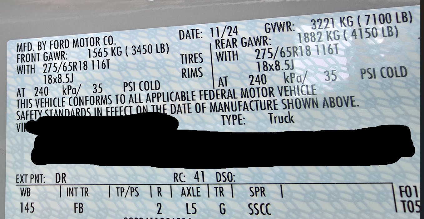 Axle Code Question - Ford F150 Forum - Community of Ford Truck Fans