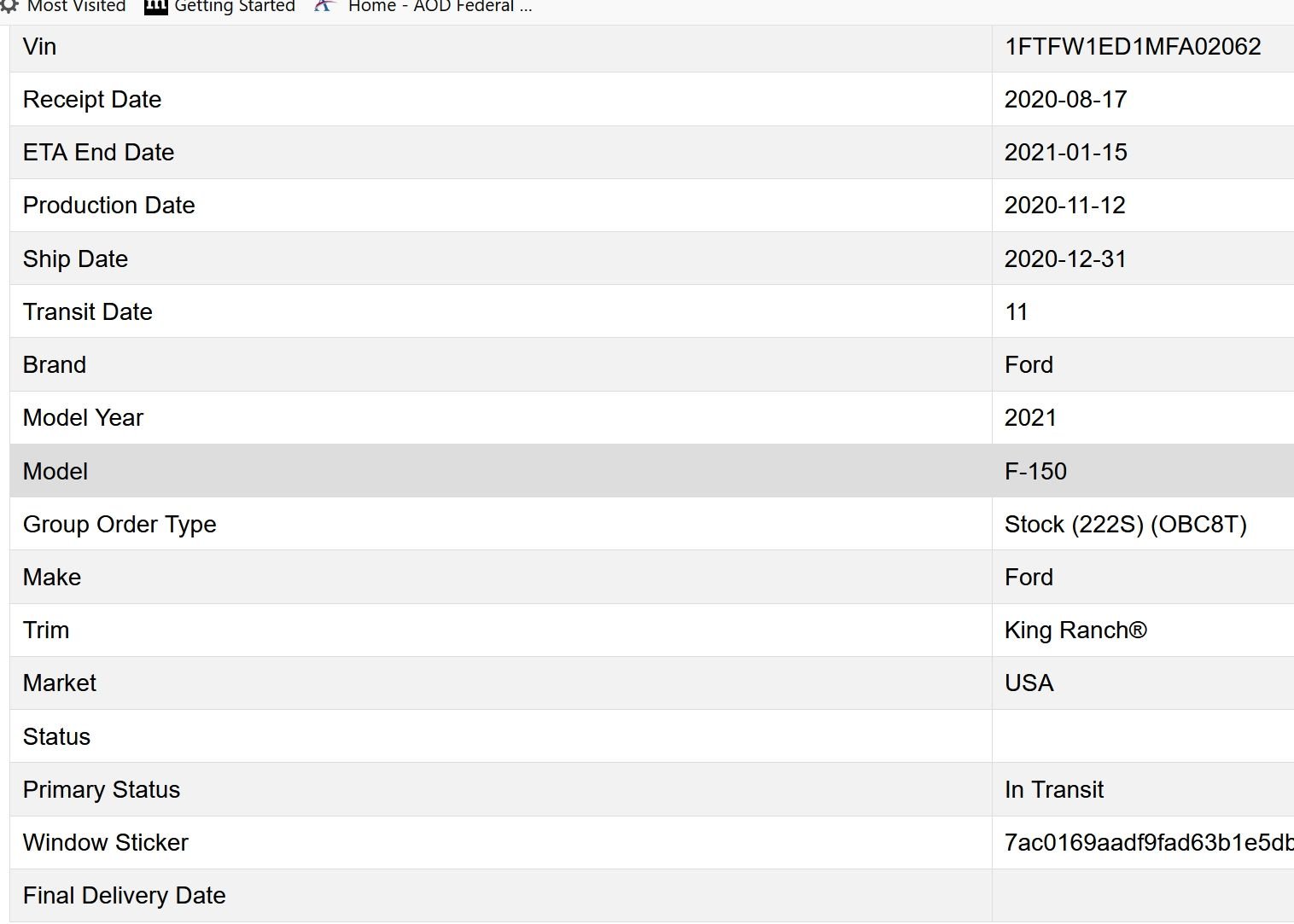 Vehicle Order Question - Page 2 - Ford F150 Forum - Community of Ford