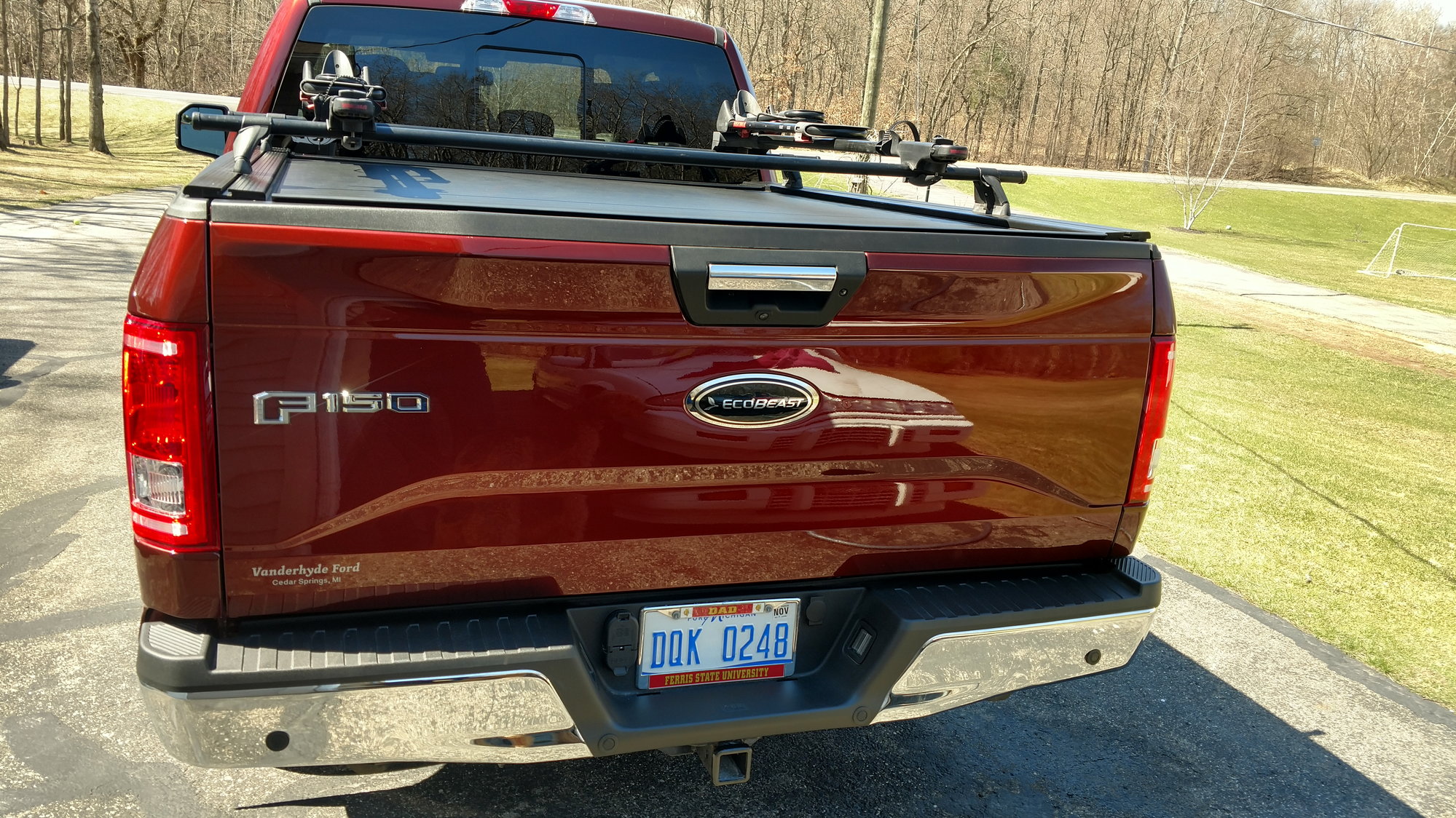 Bike racks over tonneau cover- success! - Ford F150 Forum - Community of Ford Truck Fans Bike Racks For Trucks With Tonneau Covers