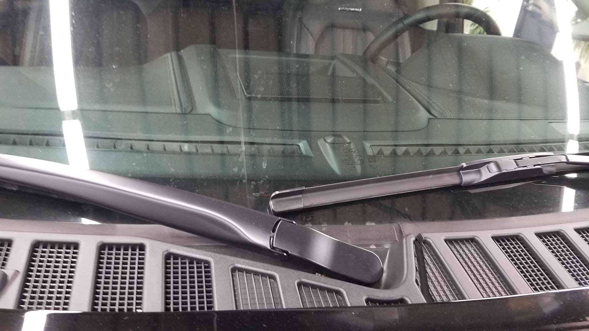 Now the fun begins…. 2019 F-150 warping dash panel near the