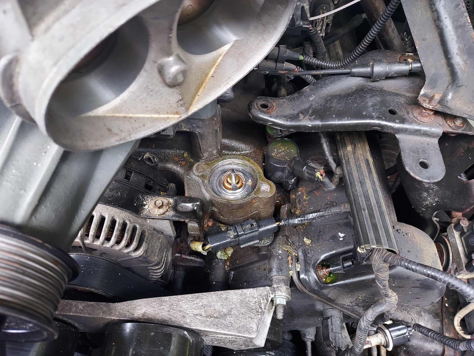 Help! Thermostat housing bolt broke! Ford F150 Forum Community of