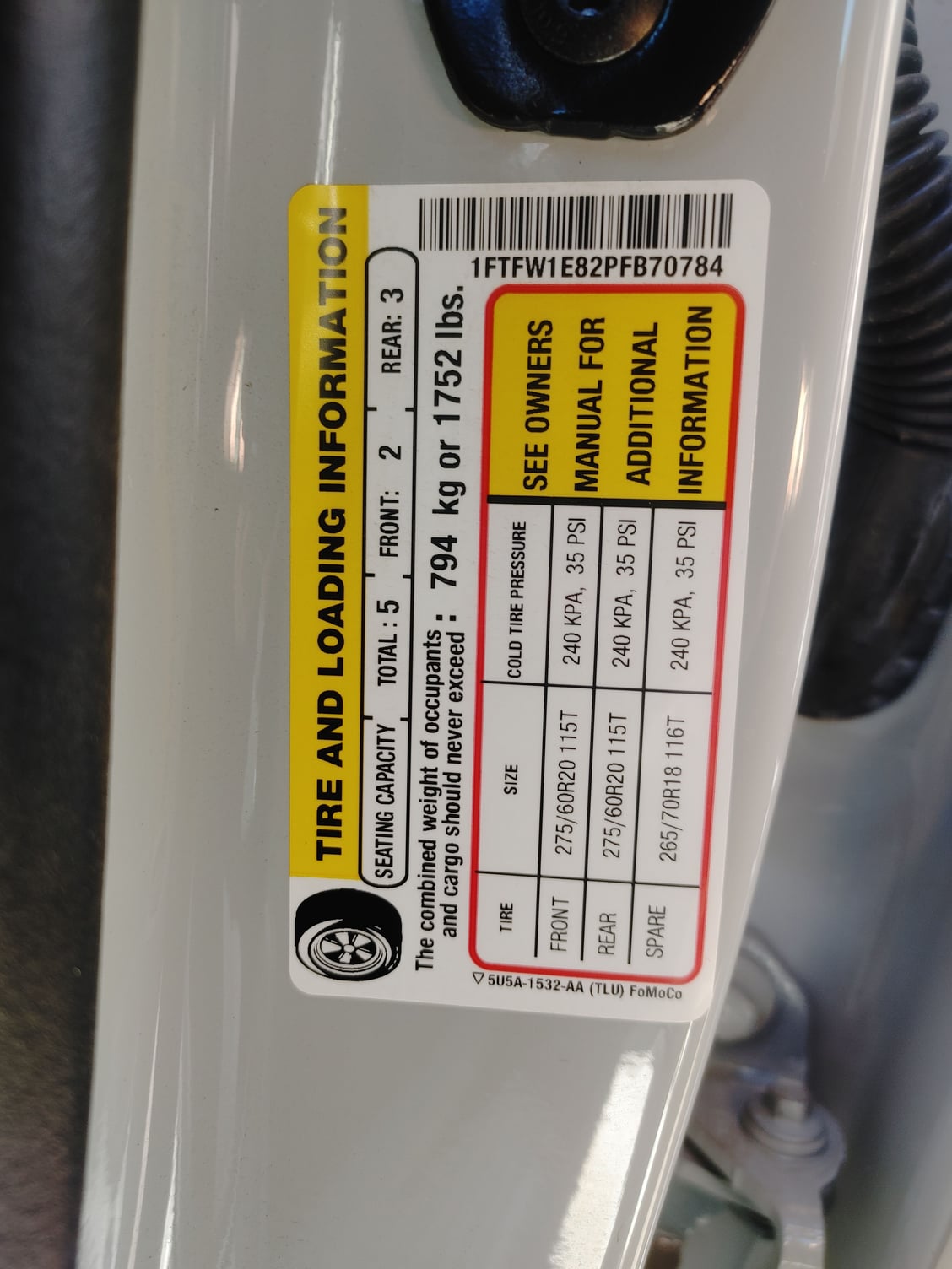 Photos of 2021 Platinum Payload Stickers! - Page 5 - Ford F150 Forum ...