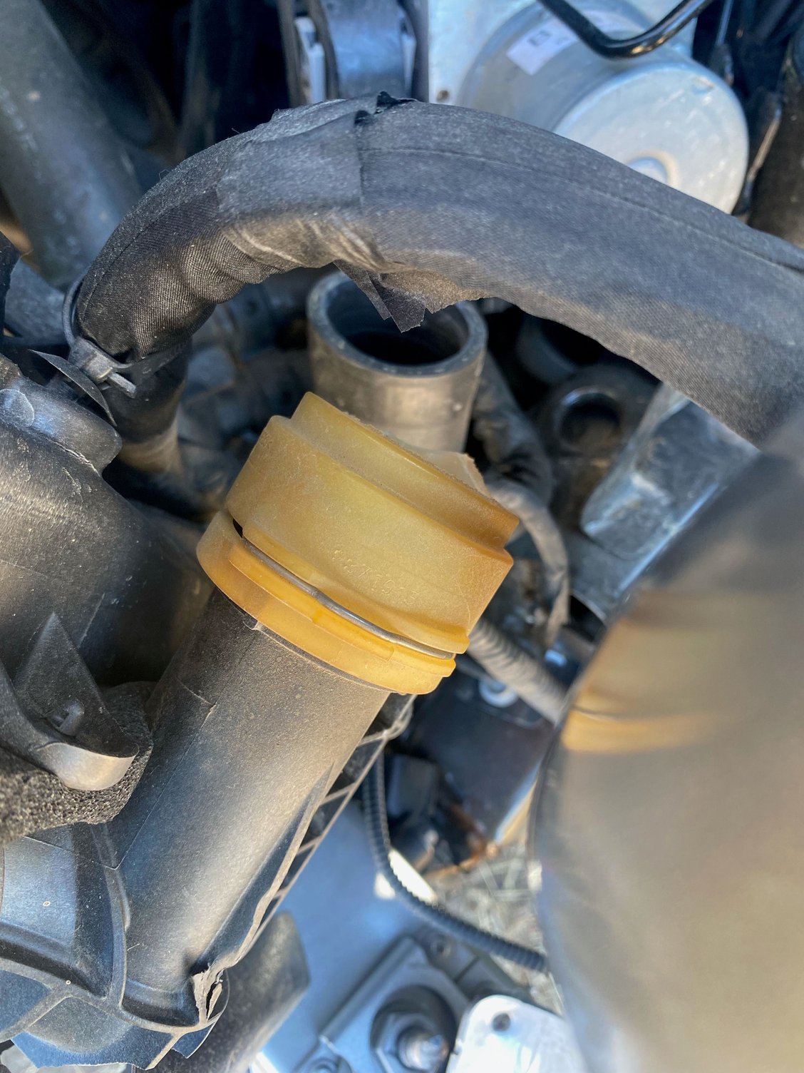 Broken coolant hose connection Ford F150 Forum Community of Ford