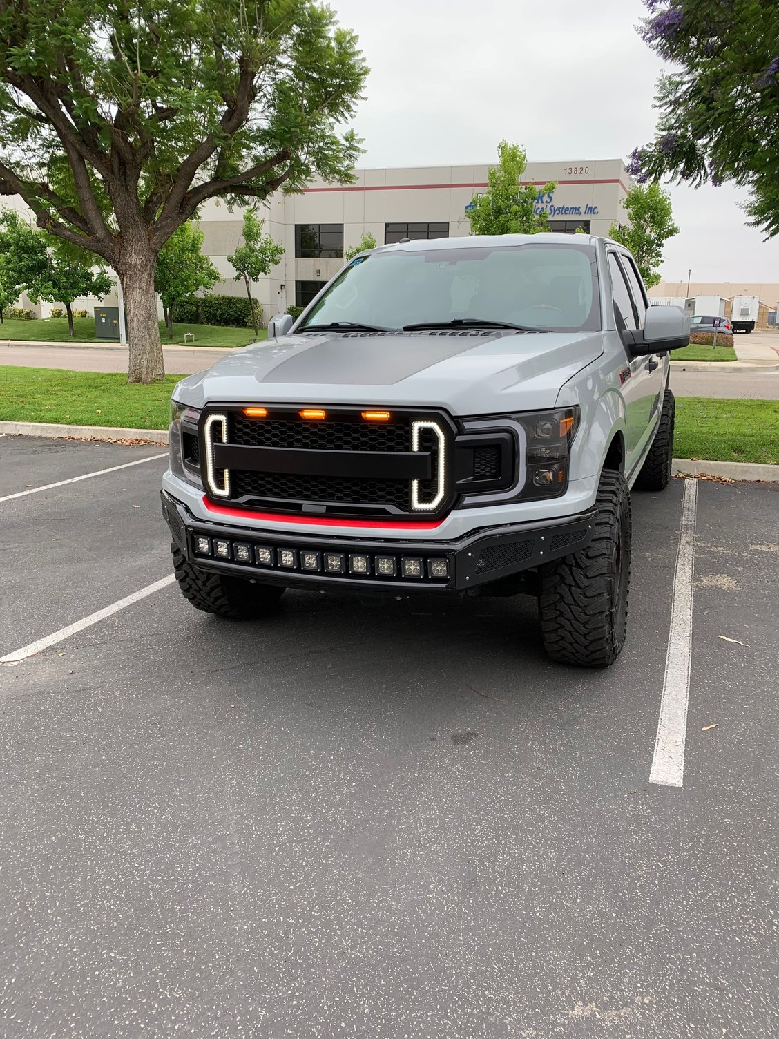 sold 2018 grille with led running lights and led rtr style switchbacks ford f150 forum community of ford truck fans ford f150 forum