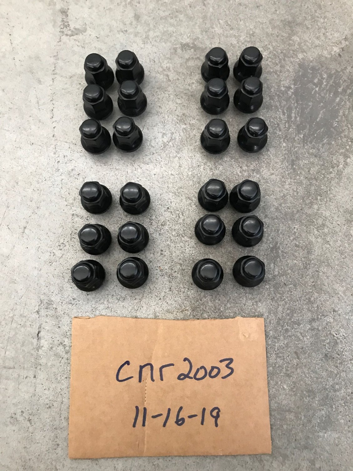 SOLD...Brand New Gorilla 61148BCX F150 Lug Nuts Black 20152019 Ford