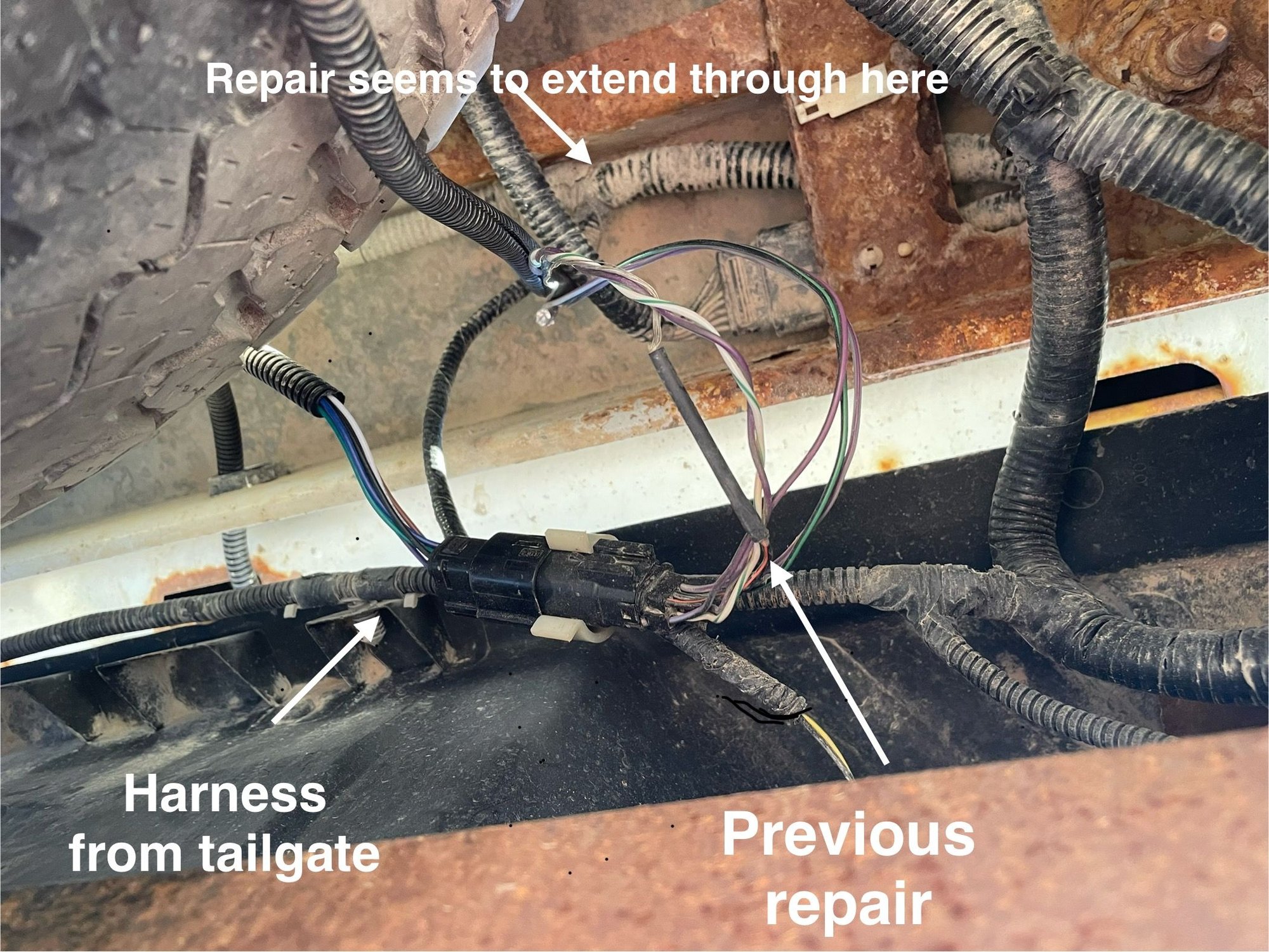 Need advice repairing backup camera wire (intermittent blue screen