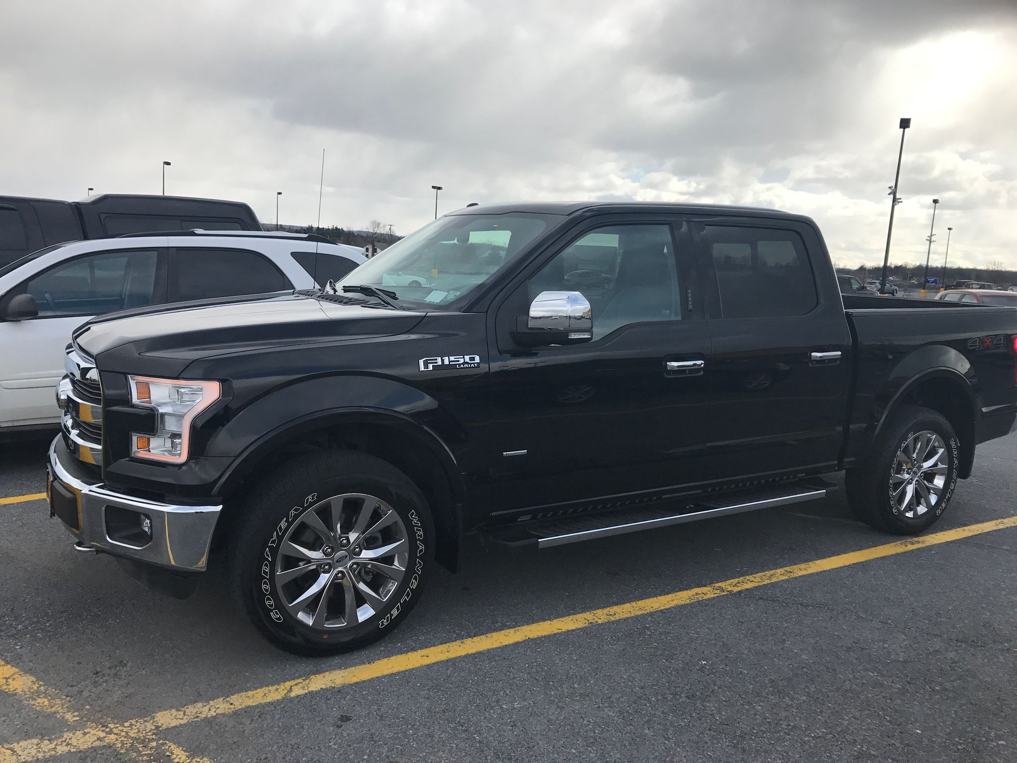So the mods begin 2016 F150 SCREW Lariat 3.5l Black - Ford ...