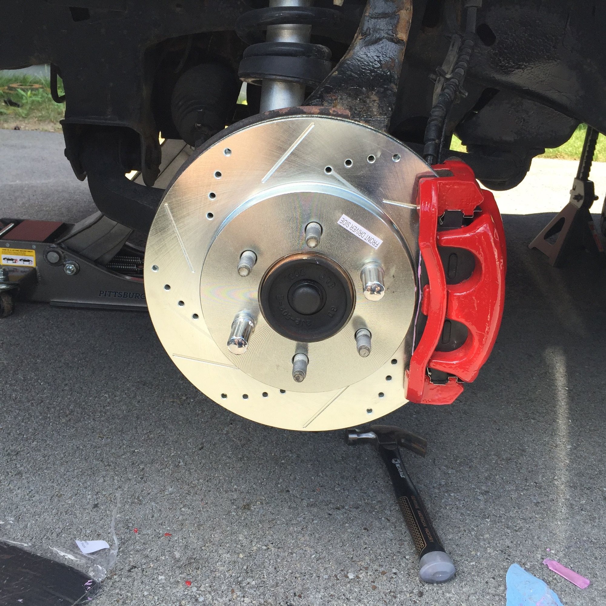 Power Stop S4339 Red Caliper Pair W/o Brkt