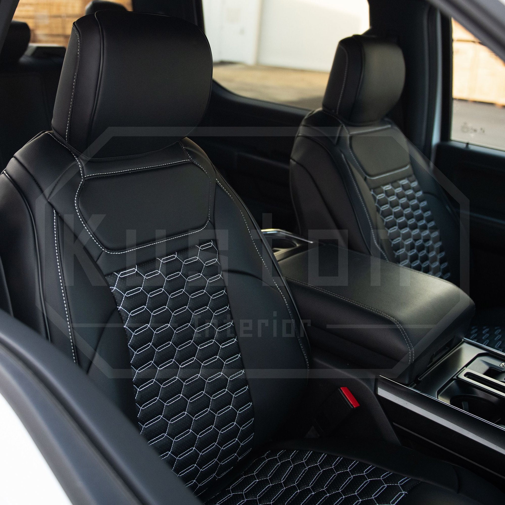 2021+ Ford F150 Premium Custom Leather Seat Cover Upholstery Kit Ford