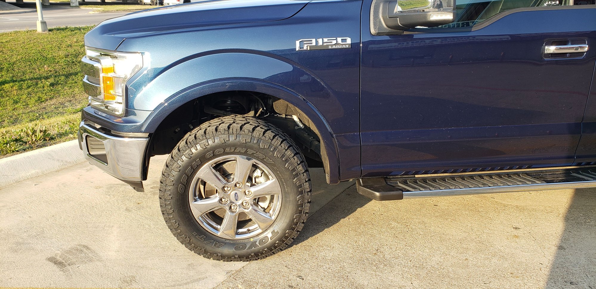 Anybody running Toyo Open Country A/T II on stock wheels Ford F150