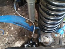 Stainless steel Brake hoses installed front