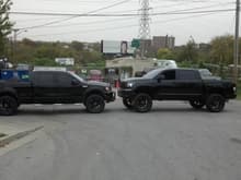 General Image 
yes the Yota is bigger but it belongs to a Tennnessee Titan...  hes bigger than me and makes more mo