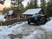 At Big Bear lake in a cabin