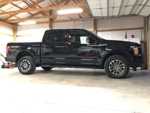 Picked up my 2018 Shadow Black XLT, 2.7l this last Thursday. I haven’t owned a truck in over 18 years and I love this thing. I now longer have to borrow a pickup and I absolutely love how these trucks look. I want to get coil overs on the front to level it out and I’m really thinking about some Raptor take offs (powder coated black), but I don’t hate the stock rims. 