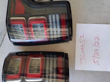Vland LED taillights $160. Plug and play with both harnesses for F150. Slight tint and black housing. Great condition. Running lights are the outside ovals and the red strip across the side. 