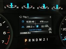 Hand calculated I was at 20.06 MPG