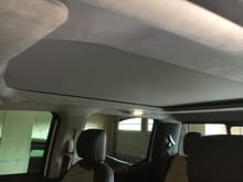 Micro Suede Headliner (nice touch)