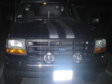new racing stripes, and some 4x4 hid lights