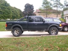 02 Ranger before 3&quot; PA body lift on 33s