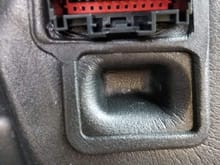 The stock mirror connector.  More pins than 1A Auto.