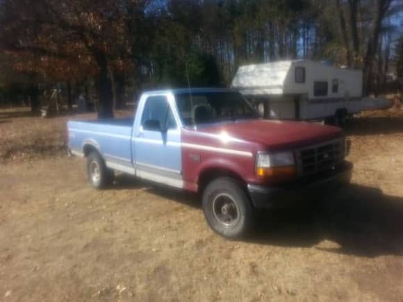 1996 f150 xlt 4x4 when i first bought it 2 years ago.