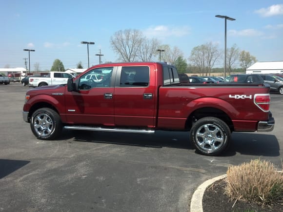 2014 F150 just after signing in May 2014.