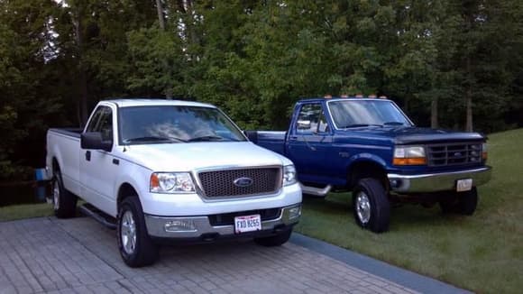General Image 
My 04 F-150 with my uncle's 97 F-350