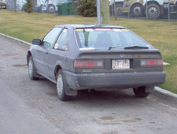 1988 Honda Accord S Hatch - my daily beater for driving to the city for work.
