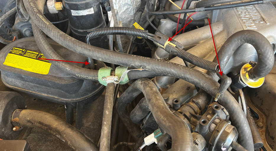 Vacuum Hose Disconnected / 96 F150 4.9L Ford F150 Forum Community