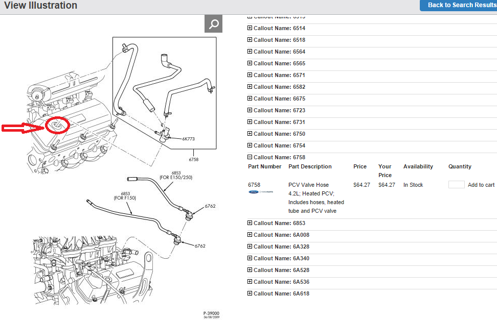 Crankcase Ventilation Retainer Part Number Ford F150 Forum