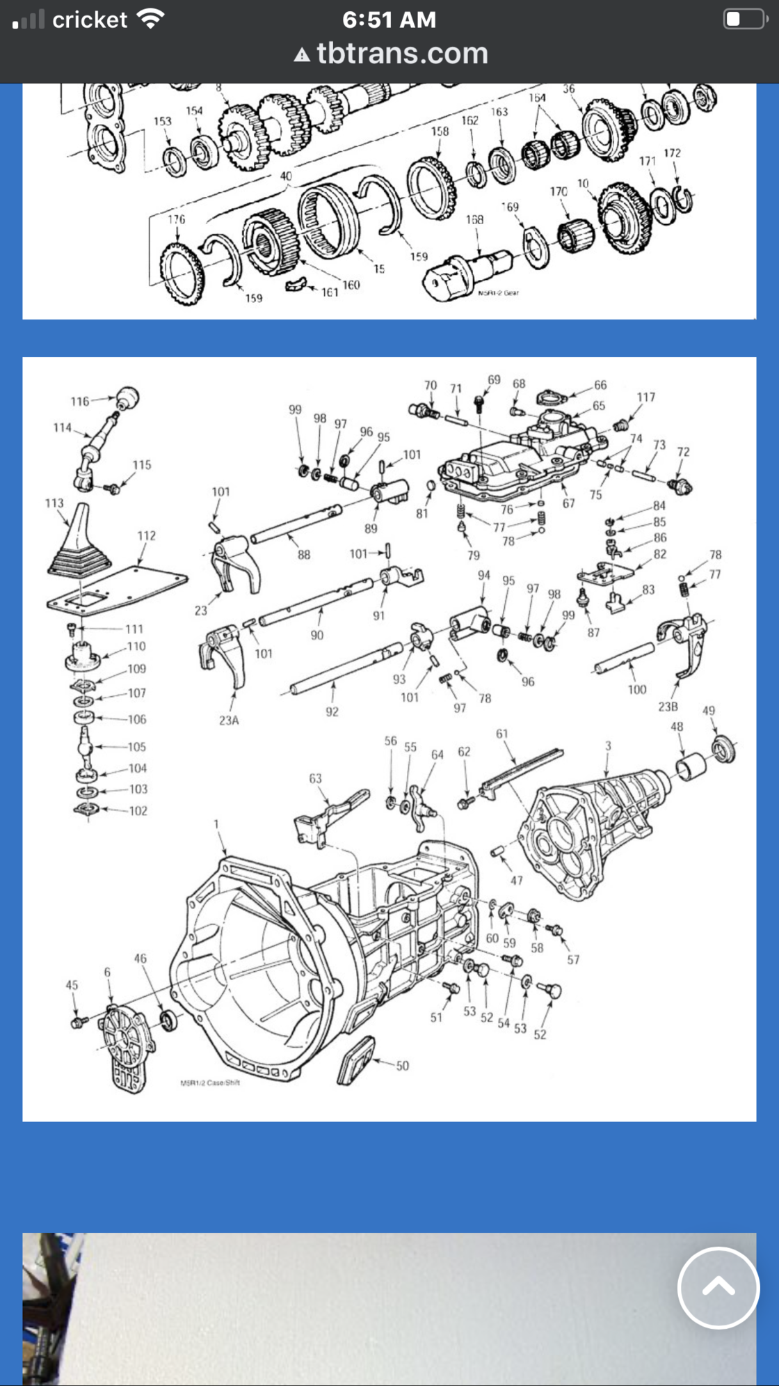 M5r2 Transmission Diagram With Parts List