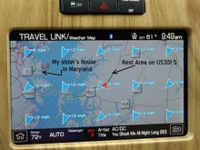 Once I left the rest area I watched my mpg closely.