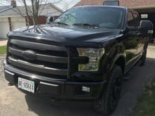 Blacked Out 16 F150 Lariat