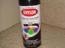 krylon indoor/outdoor black gloss