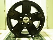 FX4 wheels powder coated 10% gloss black