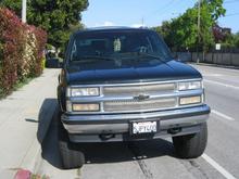 w/ 33's on 33x16s.  Noticed I added tow hooks as the 2wds did not come with them.  Also notice the white corner lenses.  The grille insert from Street Scene was new to the market at the time so no one had them near me.  It looked unique to say the least, and reminded me to shave every morning.