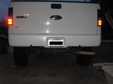 Roll pan and painted factory steel wheels flat black w/ clear coat