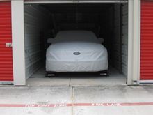 Belle covered and tucked away for some extended storage -- time to give ol' Blue some love!