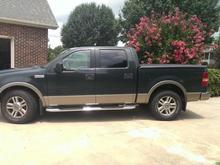 Not shining, haven't been able to wash it when its raining everyday