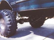 the custom bent tube crossmember