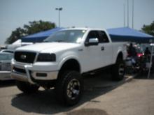 F 150 White with 40's 01
