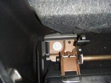 picture of clip from top seat remvoed