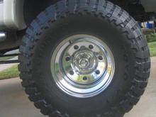 38 inch TOYO tires 16x12 Wheels