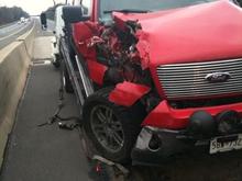Truck Damage.  Truck was totaled.